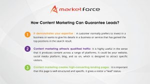 How Content Marketing Can Guarantee Leads?