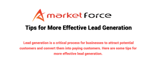 tips for effective- lead generation